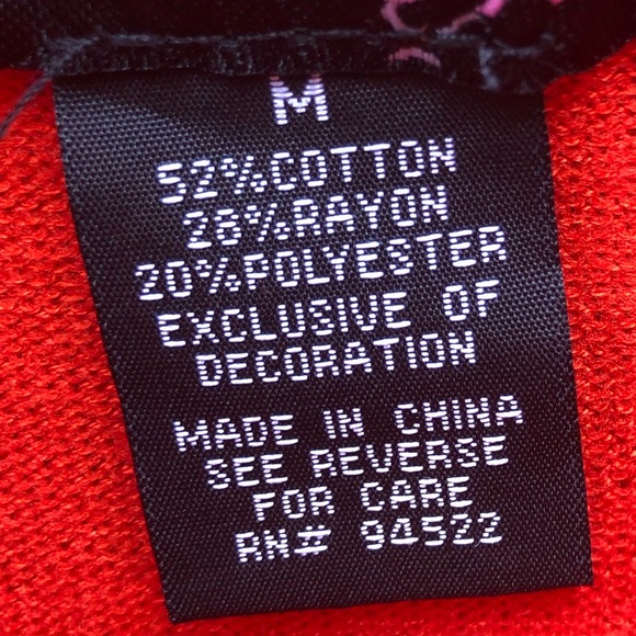 Questions Medium Sweater Studded Orange Pumpkin Gold Cowl Neck Tunic Knit - Picture 7 of 7